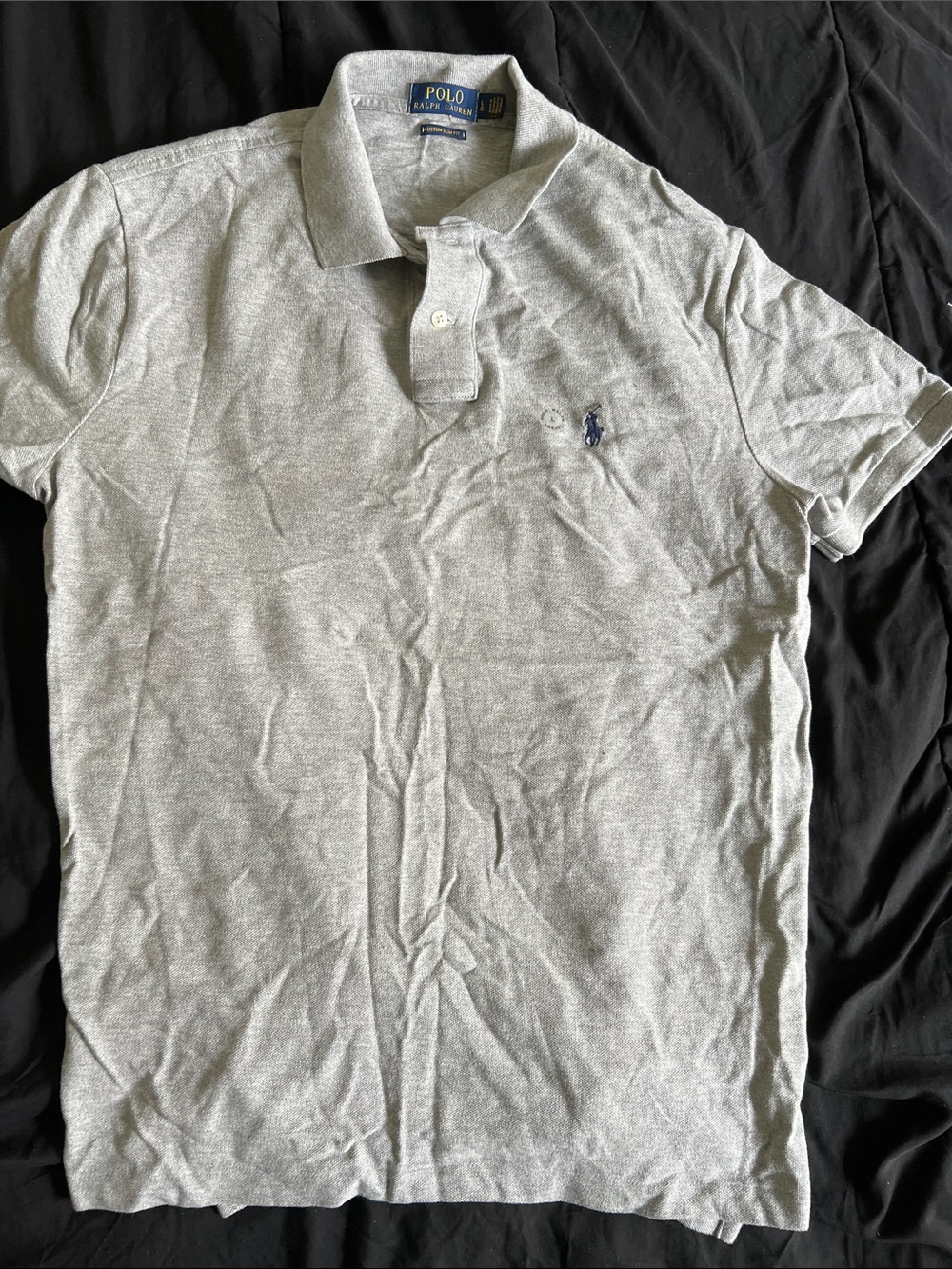 Polo by Ralph Lauren Heather Light Gray Short-Sleeve Polo